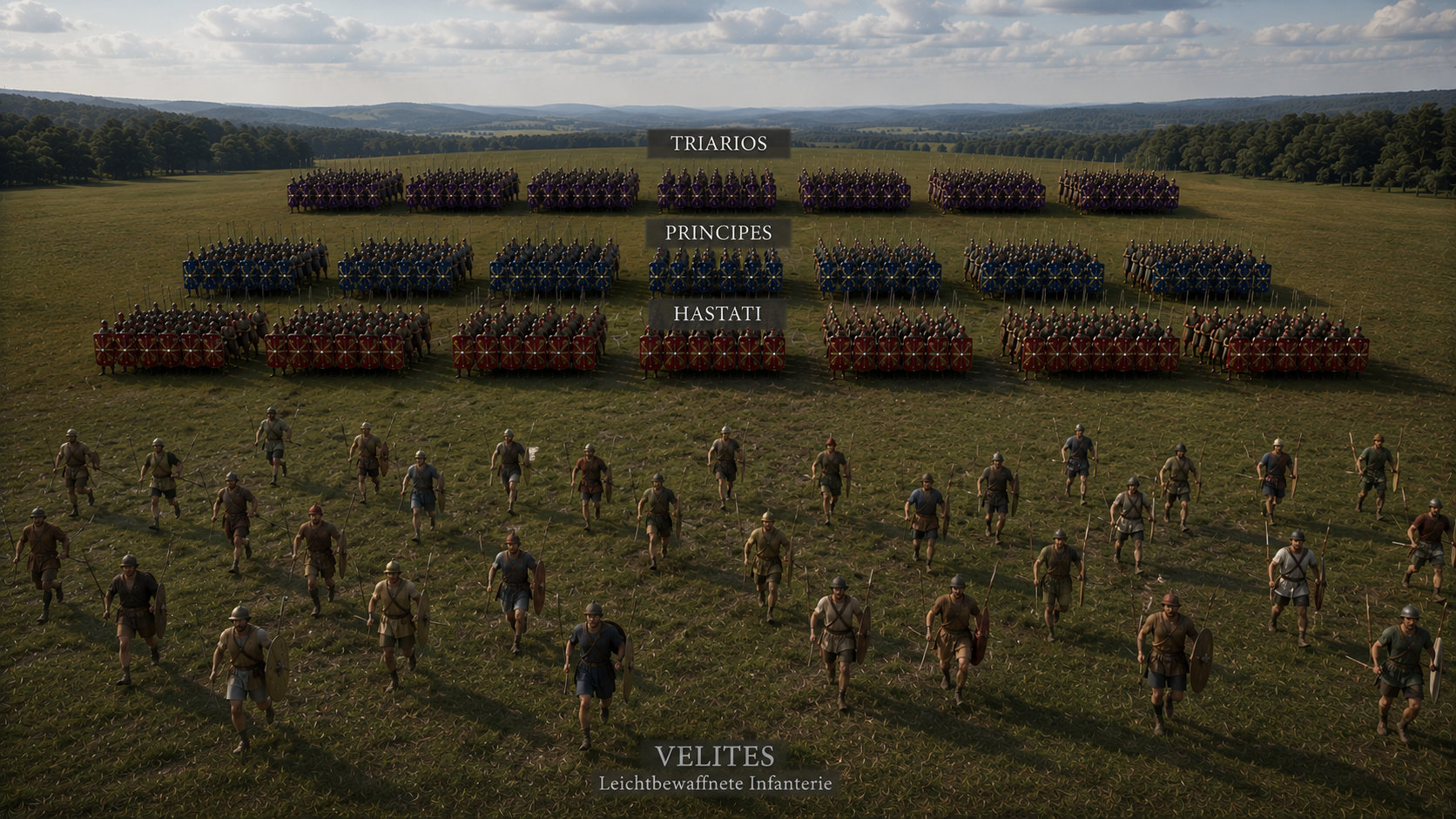 Roman battle lines