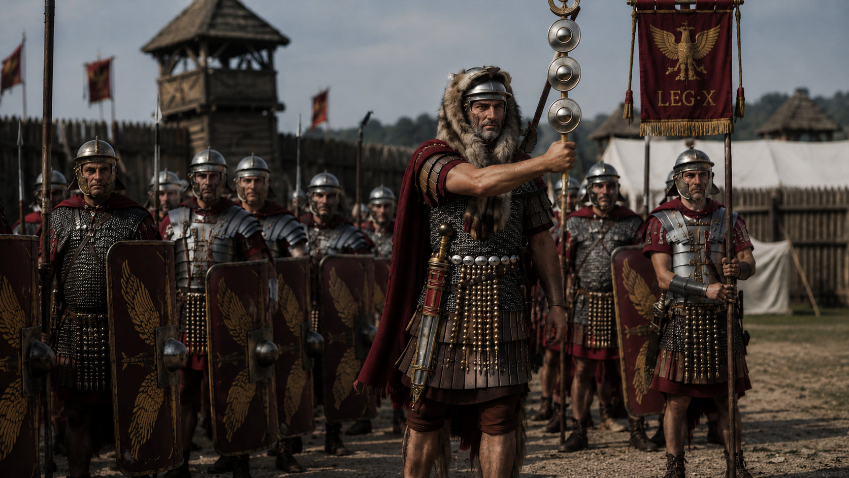 Legionarios romanos